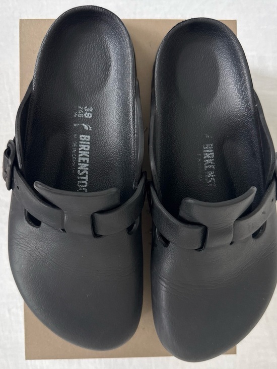 Birkenstock Shoes - Birkenstock Boston EVA Essentials Clogs in Black